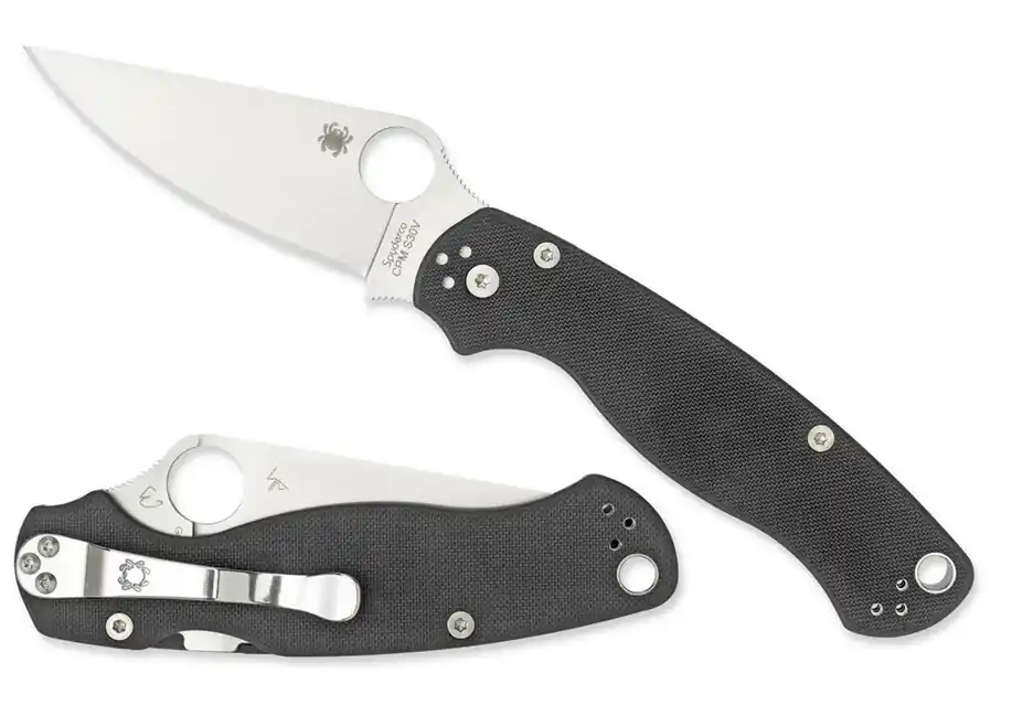 Kapesní nůž Spyderco Para Military 2 8,7 cm, černý, G10 Ihned K Objednání