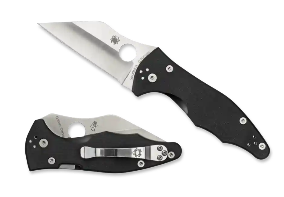 Dokud Zásoby Vydrží Spyderco Yojimbo 2 kapesní nůž 7,9 cm, černý, G10