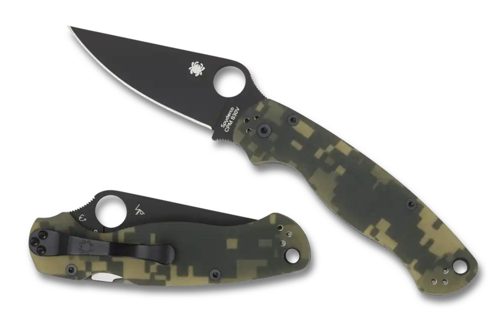 Kapesní nůž Spyderco Para Military 2 Digital Camo 8,7 cm, černý, camo, G10 Top Prodej
