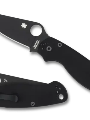 Vysoce Kvalitní Kapesní nůž Spyderco Para Military 2 8,7 cm, celočerný, G10