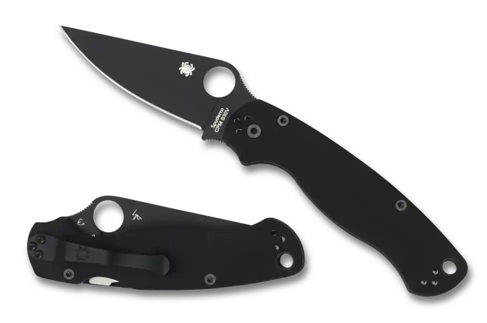 Vysoce Kvalitní Kapesní nůž Spyderco Para Military 2 8,7 cm, celočerný, G10