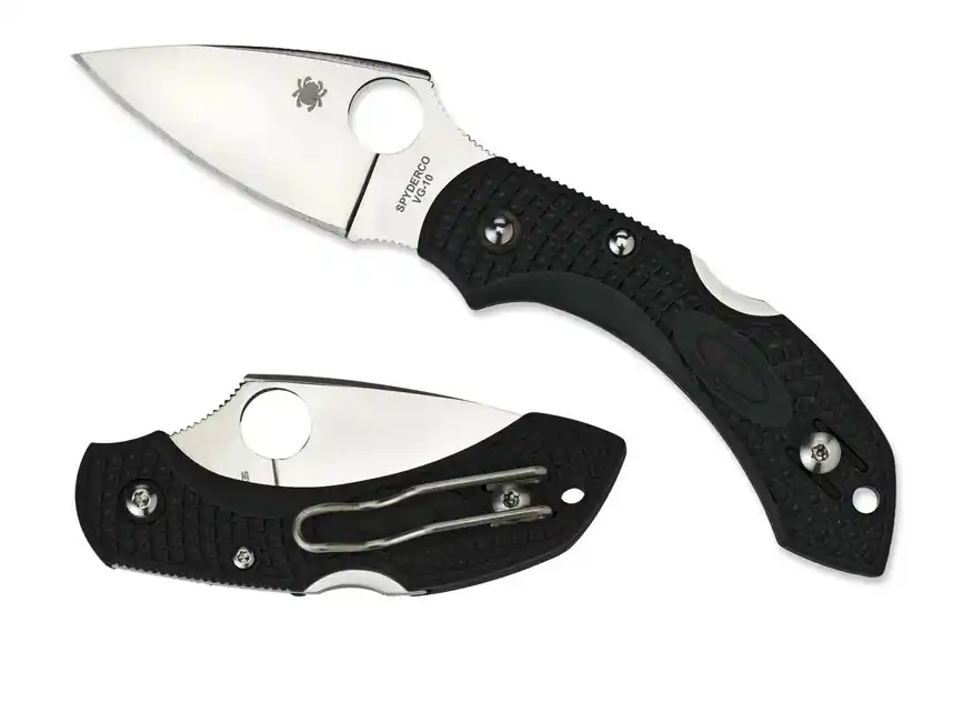 Kapesní nůž Spyderco Dragonfly 2 Lightweight Black Plain 5,7 cm, černý, FRN Expresní Doručení
