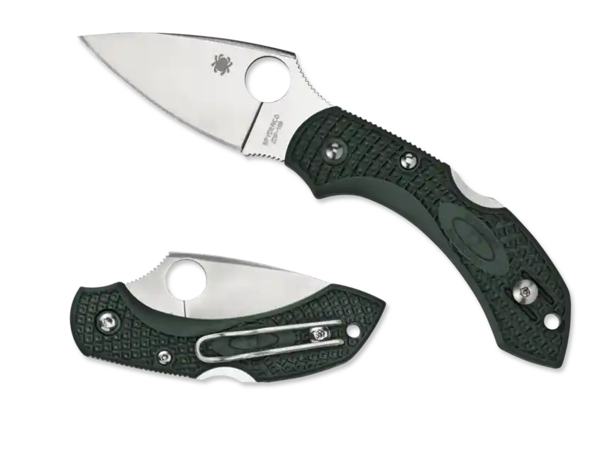 Spyderco Dragonfly 2 Lightweight Racing Green kapesní nůž 5,7 cm, zelený, FRN Poslední Šance