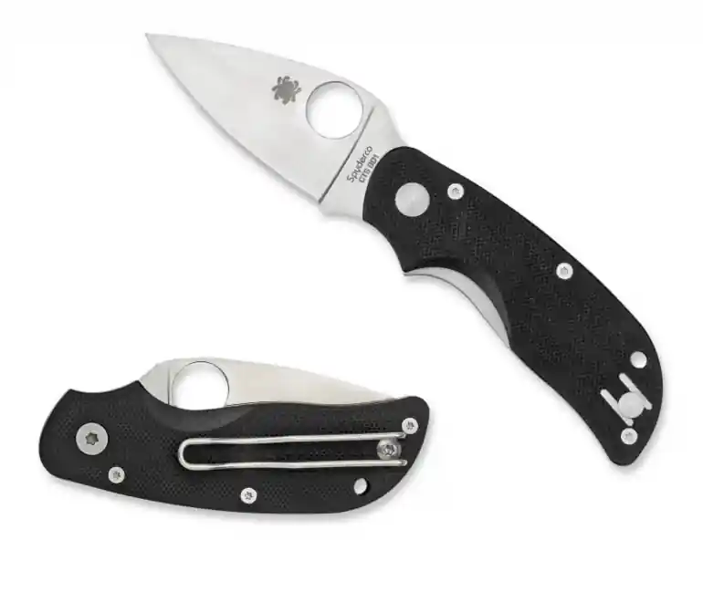 Akční Cena Kapesní nůž Spyderco Cat 6,3 cm, černý, G10