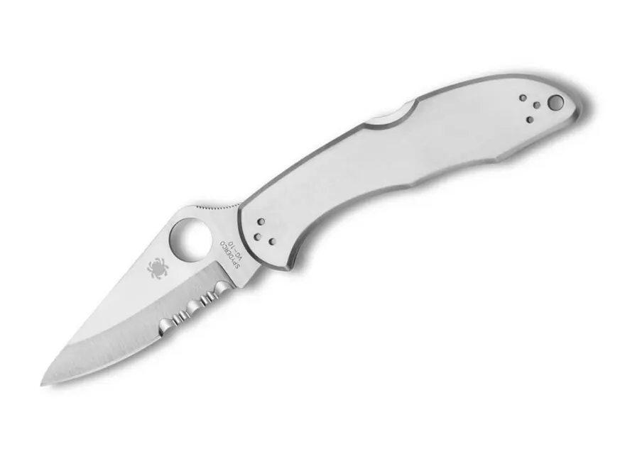 Tovární Cena Kapesní nůž Spyderco Delica 4 Stainless 7,5 cm, celoocelový