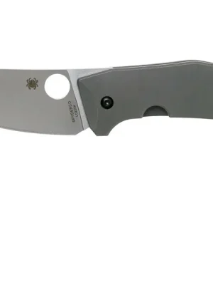 Akční Cena Univerzální kapesní nůž Spyderco Spydiechef 8,4 cm, titanová barva, FRN