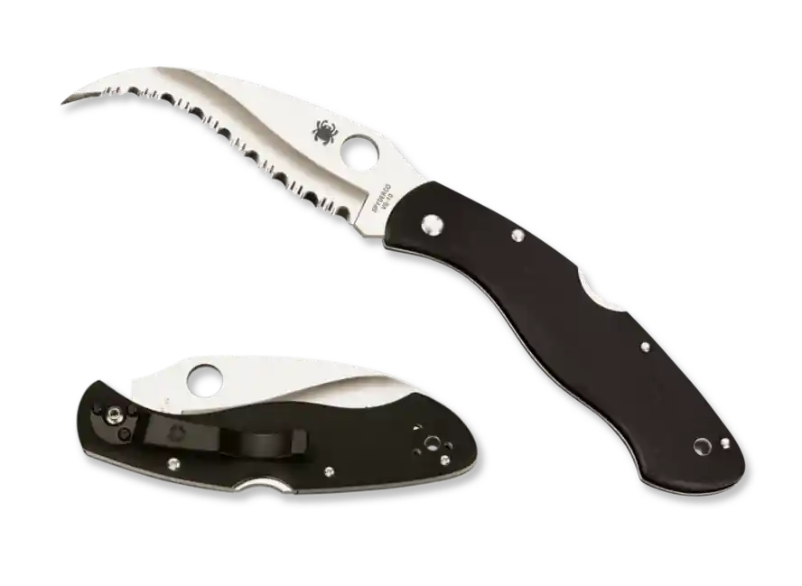 Vysoce Kvalitní Spyderco Civilian Tactical Knife 10,5 cm, černá barva, G10