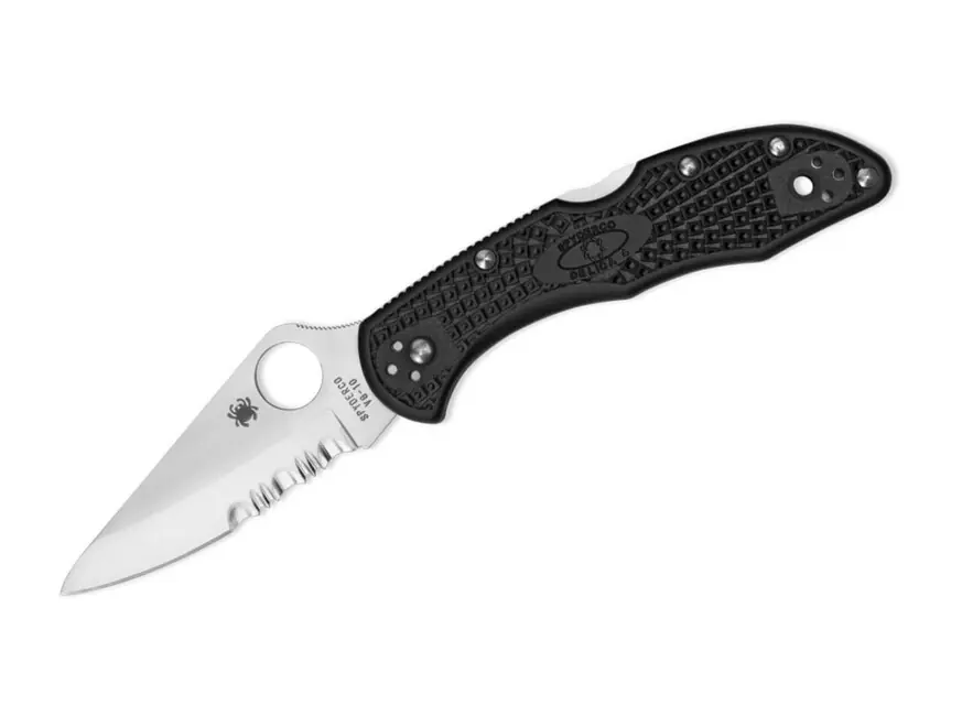 Spyderco Delica 4 Lightweight kapesní nůž 7,5 cm černý, FRN Ihned K Objednání