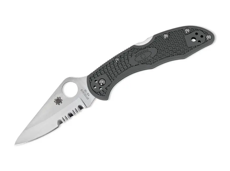 Finální Výprodej Kapesní nůž Spyderco Delica 4 Lightweight Lightweight 7,5 cm, zelený, FRN