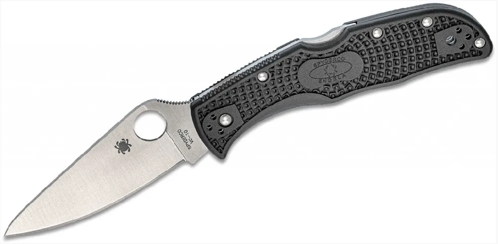 Časově Omezené Spyderco Endela Lighweight Black kapesní nůž 8,7 cm, černý, FRN