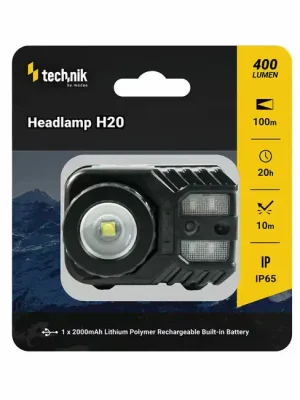 Technician headlamp with rubberised, LED CREE XPG-2, micro-USB, red light Vrácení Zdarma
