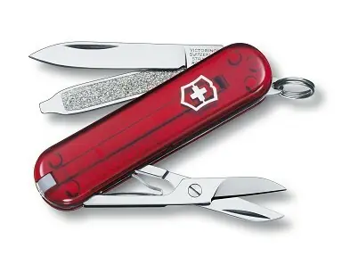 Hit Sezóny Victorinox Classic multifunction knife 58 mm, red, 7 functions