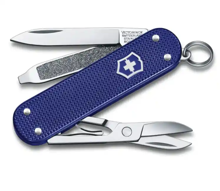 Victorinox Classic Colors Alox Night Dive multifunction knife 58 mm, dark blue, 5 functions Cenová Bomba
