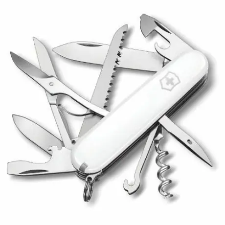 Novinka Victorinox HUNTSMAN multifunction knife 91 mm, white, 15 functions