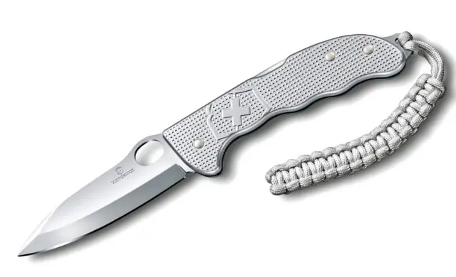 Přímo Od Výrobce Victorinox Hunter Pro M Alox hunting pocket knife 9,3 cm, silver, aluminium, paracord