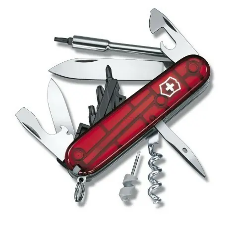 Victorinox CyberTool 29 multifunction knife 91 mm, transparent red, 29 functions Výprodej