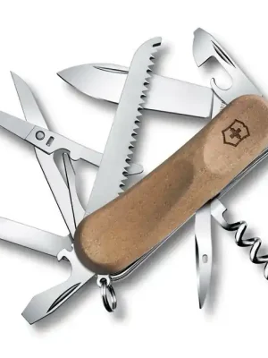 Vysoce Kvalitní Victorinox EvoWood 17 multifunction knife 85 mm, walnut wood, 13 functions