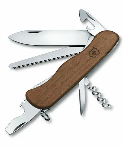 Hit Sezóny Victorinox Forester Wood multifunction knife 111 mm, walnut wood, 10 functions