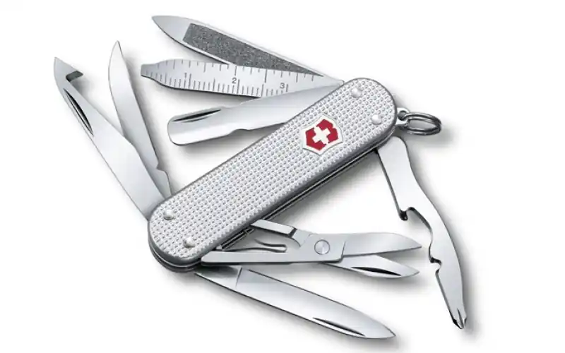 Nejprodávanější Victorinox Mini Champ Alox multifunction knife 58 mm, silver, 14 functions