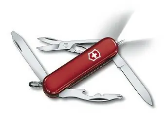 Levný Victorinox Midnite Manager multifunction knife 58 mm, red, 10 functions
