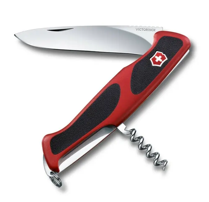 Super Cena Victorinox RangerGrip 52 multifunction knife 130 mm, red/black, 5 functions