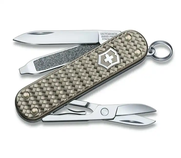 Victorinox Classic SD Precious Alox Infinite Grey multifunction knife 58mm, grey Nejlepší Volba