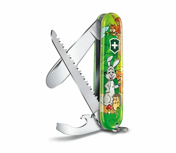 Aktuální Victorinox My First Animal Edition multifunction knife for children, rabbit motif, 9 functions