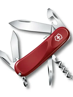Víkendová Akce Victorinox Evolution S101 multifunction knife 85 mm, red, 12 functions