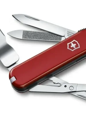 Nízká Cena Victorinox NailClip 580 multifunction knife 65 mm, red, 8 functions