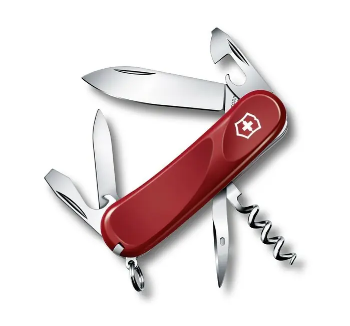 Zlevněný Victorinox Evolution 10 multifunction knife 85 mm, red, 13 functions