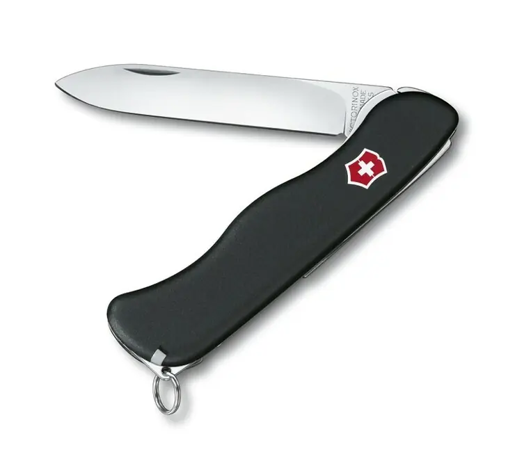 Ověřený Victorinox Sentinel multifunction knife 111 mm, black, 4 functions