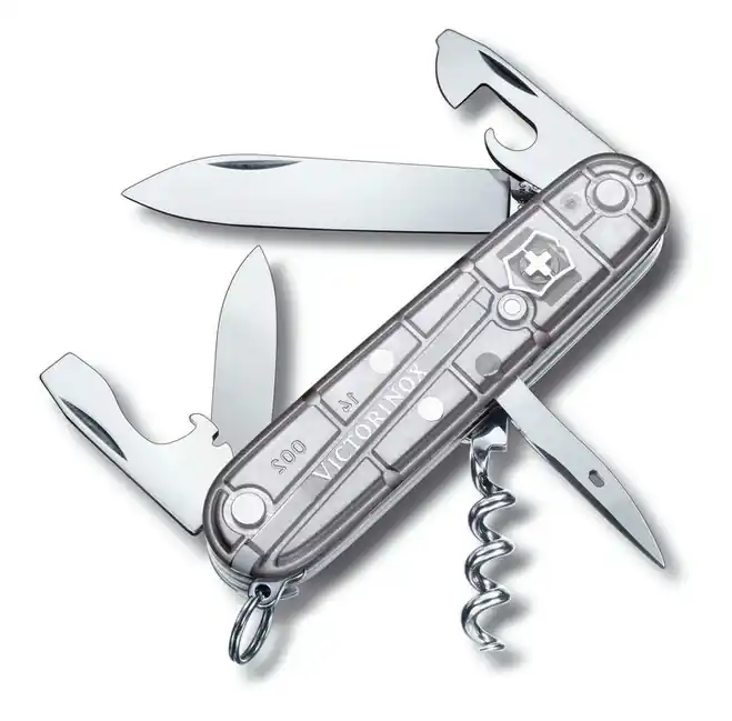 Výprodej Victorinox Spartan SilverTech multifunction knife 91 mm, transparent, 12 functions