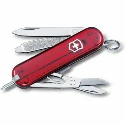 Pouze Dnes Victorinox Signature Ruby multifunction knife 58mm, transparent red, 7 functions