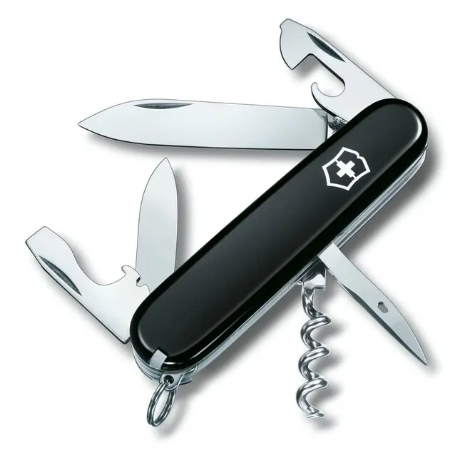 Vrácení Zdarma Victorinox Spartan Black multifunction knife 91 mm, black, 12 functions
