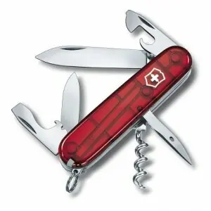 Hit Sezóny Victorinox Spartan multifunction knife 91 mm, transparent red, 12 functions, blister