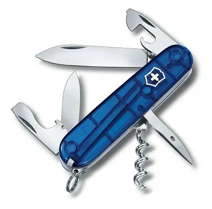 Victorinox Spartan Translucent Blue multifunction knife 91 mm, transparent blue, 12 functions Expresní Doručení