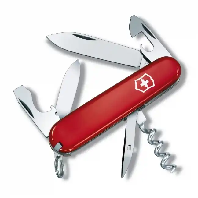 Vrácení Zdarma Victorinox Tourist Red multifunction knife 84 mm, red, 12 functions