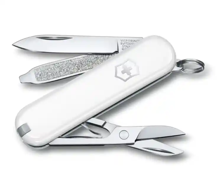 Objednat Nyní Victorinox Classic SD Colors Falling Snow multifunction knife, white, 7 functions