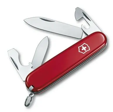 Victorinox Recruit Red multifunction knife 84 mm, red, 10 functions Expresní Doručení