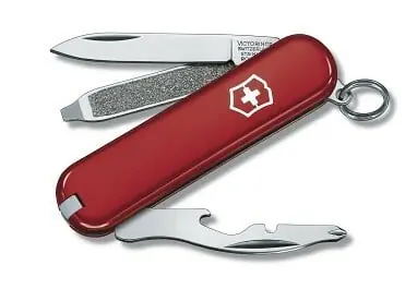 Victorinox Rally Red multifunction knife 58mm, red, 9 functions Poslední Šance