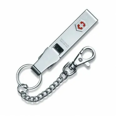 Victorinox Belt-hanger belt clip with carabiner on chain Novinka
