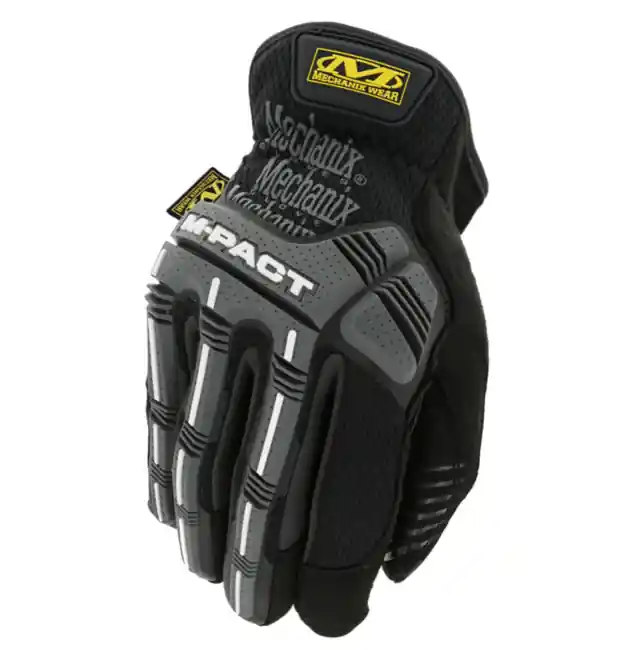 Výprodej Pracovní rukavice Mechanix M-Pact Open Cuff černá/šedá