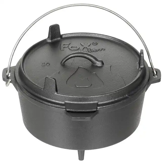 Pouze Dnes FoxOutdoor hrnec na oheň, holandská trouba, litina, cca 3,8 l