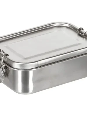 Výprodej FoxOutdoor Dóza na oběd, prémiová, nerezová ocel, cca 16 x 11,5 x 6 cm