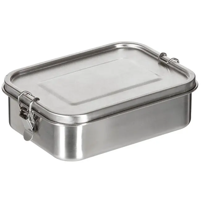 FoxOutdoor box na oběd, Premium, nerezová ocel, cca 19 x 14,5 x 6,5 cm Bezpečná Platba