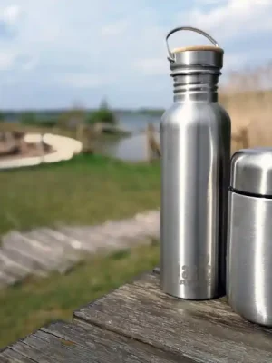 Sleva BasicNature Nerezová nádoba na potraviny 0,4 l