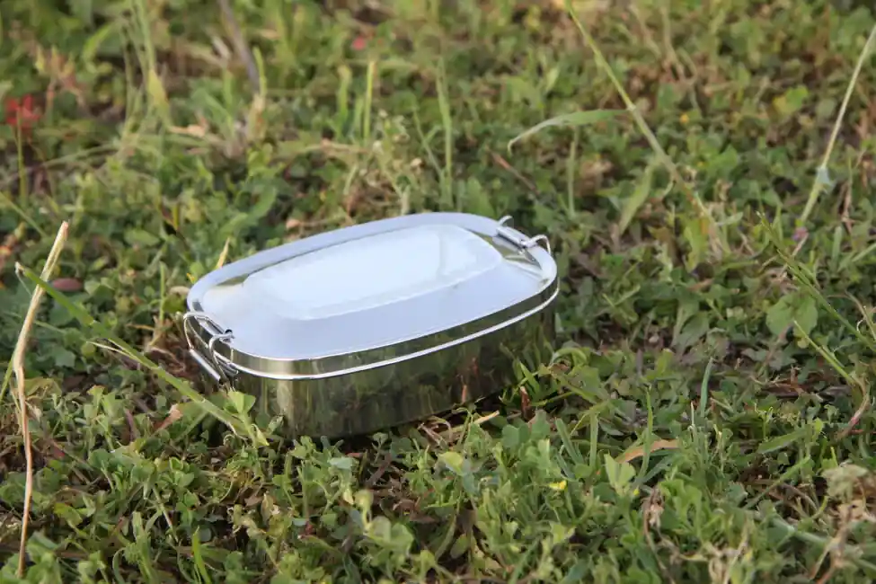 BasicNature Nerezový box na oběd 0,45 l Výhodná Nabídka