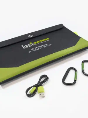 Solární nabíječka BasicNature Powerbank 5V / 21W Výprodej