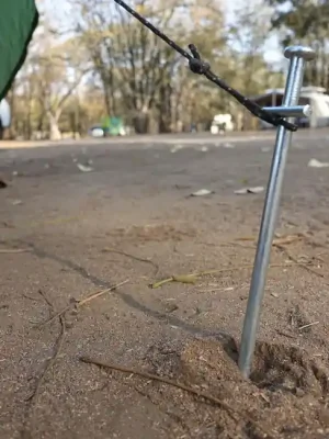 Vrácení Zdarma BasicNature Skalní stanové kolíky 17 cm 5 ks