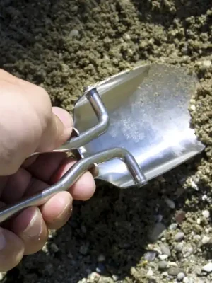 Super Cena Skládací lopata BasicNature z nerezové oceli